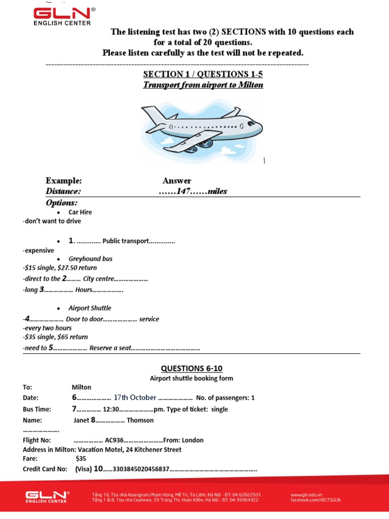 Transport From Airport To Milton 17th October PDF Camping Public