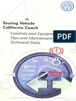 VW T4 Westfalia CaliforniaCoach Manual English 1998