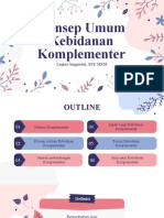 1 - Konsep Dasar Kebidanan Komplementer