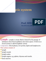 Lymphatic System: Prof. Shekhar Teli