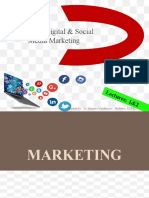 MM 302 - Digital & Social Media Marketing: Lectur Es: 1& 2