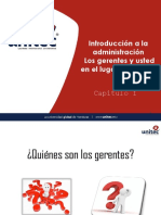 Admon I Presentacion Cap I PDF