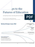 Pathways To The Futures of Education: Anticipating Change and Taking Informed Actions