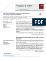 Aplicación Individual Del Tratamiento Transdiagnóstico