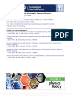 Determination of Molecular Structure by Electron Diffraction