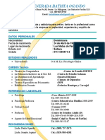 CV Psicóloga Benerada