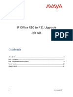 IP Office R10 To R11 Upgrade Job Aid: v9 / October 5