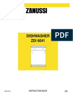 Zanussi Zdi 6041 Manual Do Utilizador