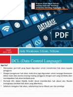 Materi 10 DCL - Data Control Language