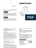 Error Codes: Safe Box Instruction Manual