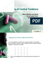 Measures of Central Tendency: Mean, Median and Mode