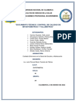 Control de Calidad de Infantómetros y Tallímetros