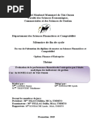 mémoire de fin d'études
