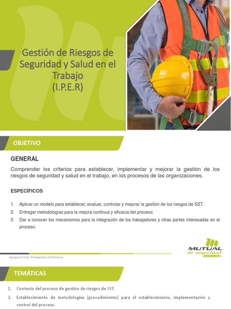 Gestión de Riesgos en Seguridad y Salud | PDF | Planificación | Riesgo