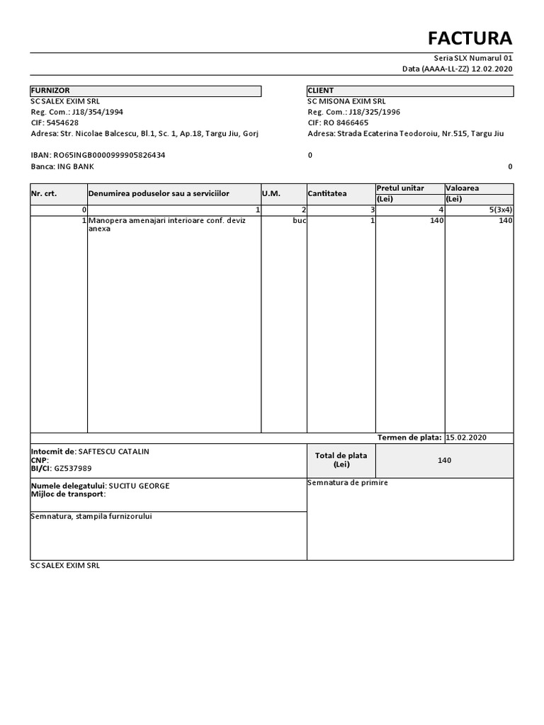 Program Facturare Excel v2 Fara TVA | PDF