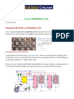 Contor 00 La 99 Cu CD4026B Și 555 - Unicrom Electronics