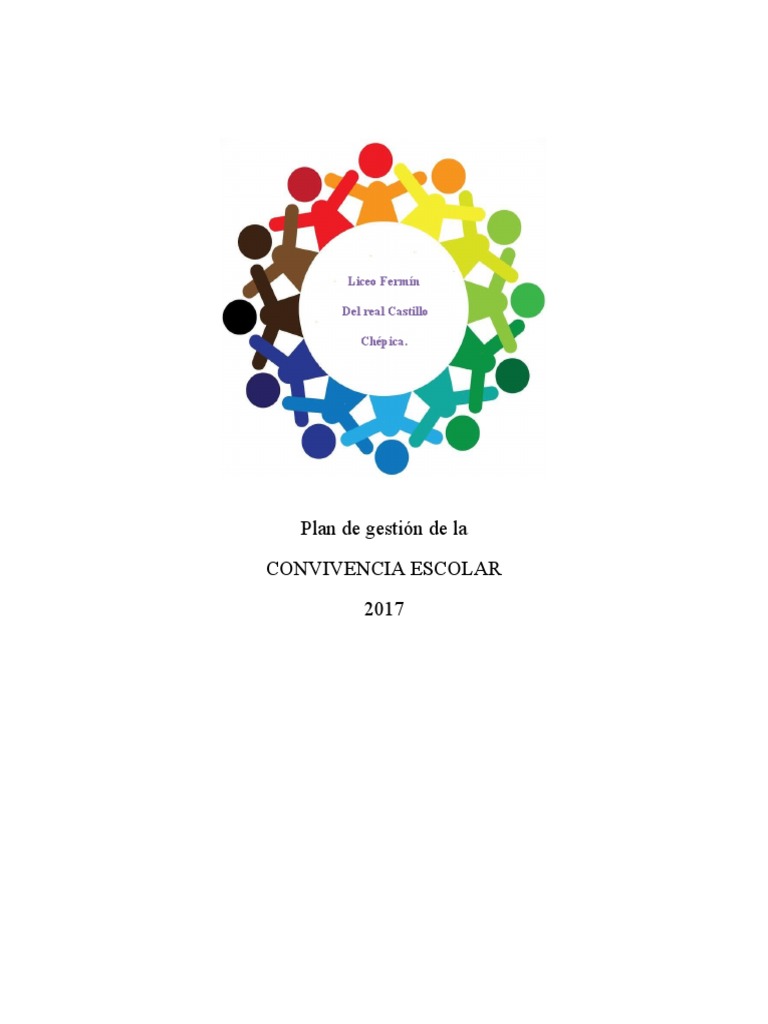 Plan de Gestión de La CONVIVENCIA ESCOLAR - 2017 | PDF | Aprendizaje
