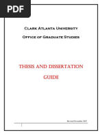 THESIS AND DISSERTATION Guide