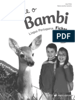 Eu e o Bambi - Fichas de Língua Portuguesa