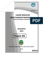 Soal Usbn Geo Kode 03