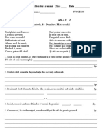 Datorie, de Dumitru Matcovschi: Citeşte Următorul Text: A 8 - A C 2