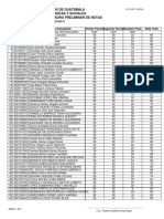 Universidad de San Carlos de Guatemala Facultad de Ciencias Juridicas Y Sociales Cuadro Preliminar de Notas