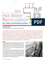 Domestic Hot Water Recirculation