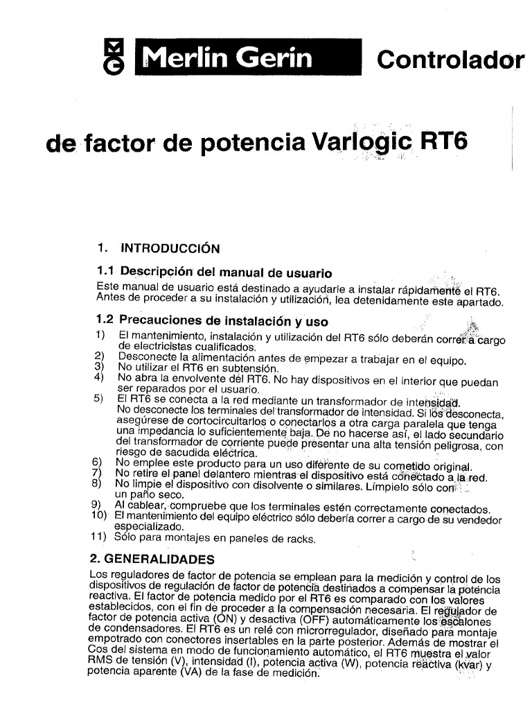 Varlogi RT6 | PDF