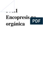 F98.1 Encopresis No Orgánica