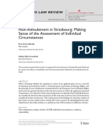 Non-Refoulement in Strasbourg Making Sense of The Assessme