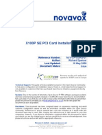 Novavox x100p Se Installation Guide