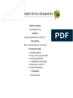 Conceptos Básicos de Estadisticas Descriptivas (Matemática U.T.B)