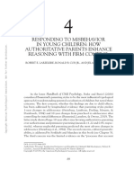 Responding To Misbehavior in Young Children: How Authoritative Parents Enhance Reasoning With Firm Control