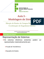 Modelagem de Sistemas - Função de Transferência