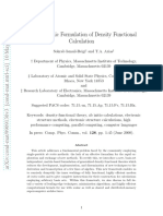 New Algebraic Formulation of Density Functional Calculation