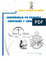 CUADERNILLO de Primera Confesión y Comunión: Capilla