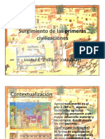 Historia Surgimiento de Las Primeras Civilizaciones 7 A y B 5 Semana