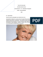 Teoria da Comunicação: Análise do perfil da apresentadora Xuxa