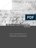 Catalogo - Editorial Comunicarte Libros para Docentes