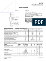 Schottky diode DO-204AH technical data sheet