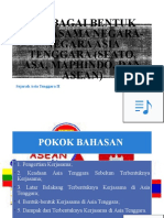 Berbagai Bentuk Kerjasama Negara-Negara Asia Tenggara (Seato