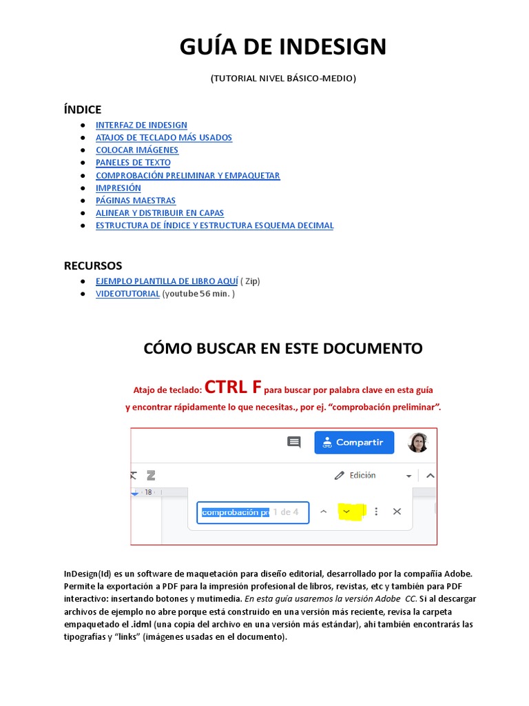 Guía Básica de InDesign: Tutorial Completo | PDF | Adobe InDesign | Color