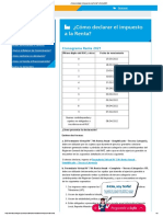 ¿Cómo Declarar El Impuesto A La Renta - Renta 2021