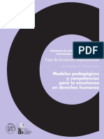 2012 Modelos Pedaggicos y Competencias Para La Enseanza en Derechos Humanos