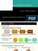 Modelo Conductista (Pavlov, Watson, Skinner)