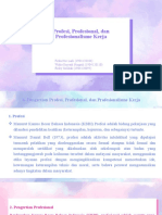 Pofesi, Profesional, Dan Profesionalisme Kerja