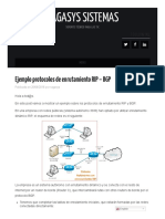 Ejemplo Protocolos de Enrutamiento RIP - BGP