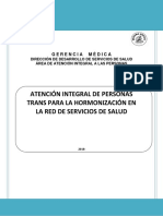 Protocolo Hormonización Personas Trans