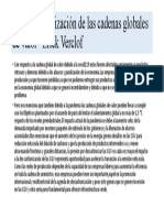 La Des Carbonización de Las Cadenas Globales de Valor - Erick Verclof