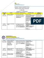 Weekly Home Learning Plan: Physical Education & Health SY: 2021-2022 Grade 11C - St. Sebastian